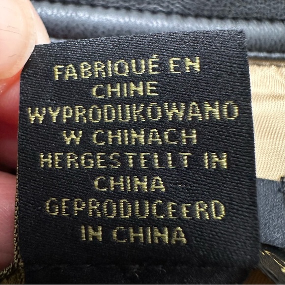 House of Harlow Black Vegan Leather Top - Size S - Picture 12 of 13